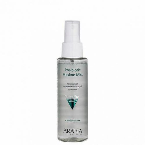 ARAVIA Professional Тонер-мист восстанавливающий с пребиотиками для лица Pre-biotic Maskne Mist, 110 мл