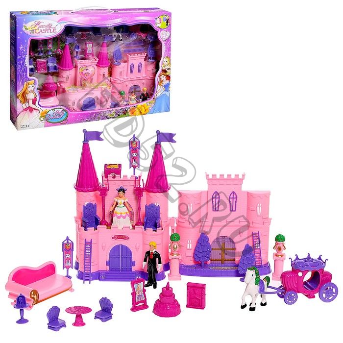 Замок для кукол «Кукольный замок» с аксессуарами, световые и звуковые эффекты