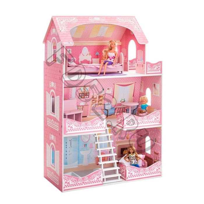 Кукольный домик «Адель Шарман» с мебелью и аксессуарами 7 шт