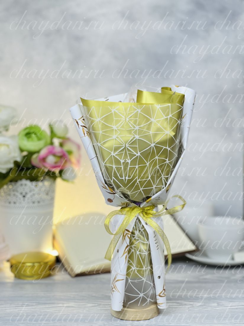 Подарочный букет из чая "Сухоцветы" 3 ч