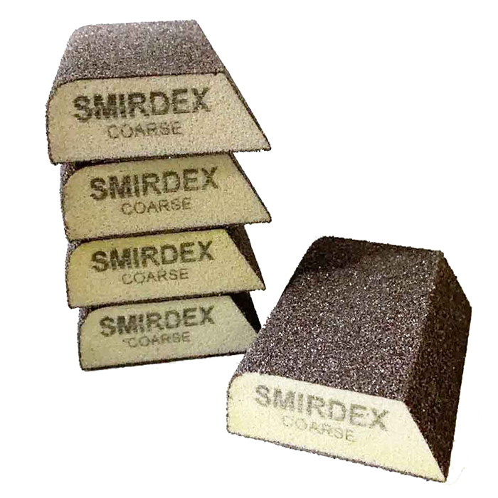 Smirdex Coarse Абразивная губка SMIRDEX 920, 4х4, 100мм. x 70мм. x 25мм.