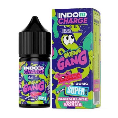 Indo Charge, Worms Gang NO Cooler 30ml 2%