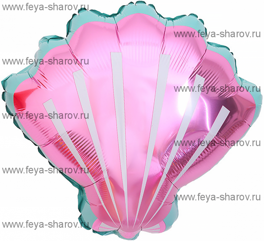 Морская ракушка розовая 51 см