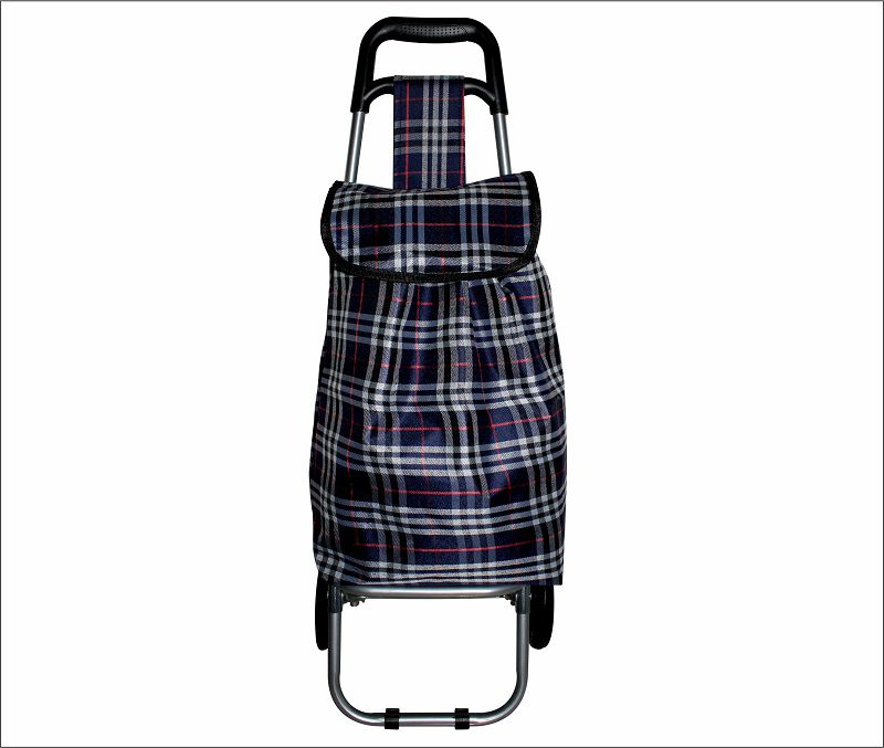 КОШКИН ДОМ Сумка-тележка водостойкая морозоуст. сумка, нагрузка 30 кг, колеса ПВХ 14,5 см, КЛЕТКА