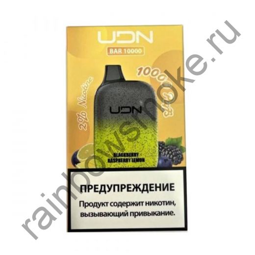 Электронная сигарета UDN BAR 10000 - Blackberry Raspberry (Ежевика Малина)