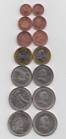 Острова Кука Набор 7 монет 2010 год UNC