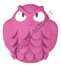 Игрушка Mr.Kranch для собак Сова 13 см розовая с ароматом бекона