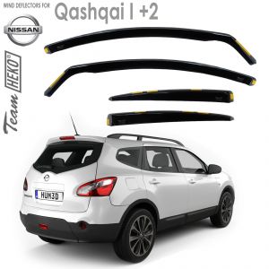 Дефлекторы Nissan Qashqai I +2 Heko арт 24274