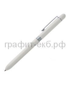 Ручка шариковая Penac MULTISYNC синяя+красная+грифель+ластик белая MF0107WH-GC8
