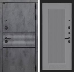 Дверь входная Лабиринт INFINITY 30 Серый софт рельеф