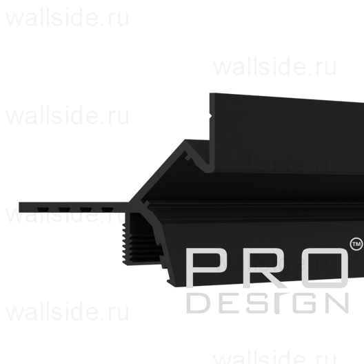 Pro Design Gipps 594 теневой потолочный профиль Чёрный