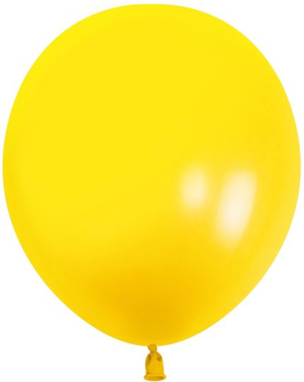 Ненадутый жёлтый 30 см шар латексный