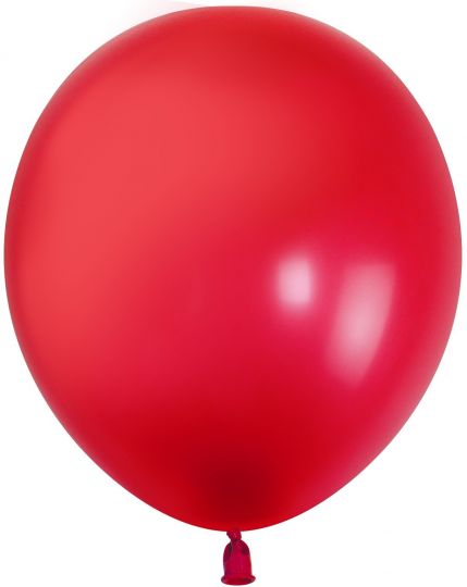 Ненадутый красный 30 см шар латексный