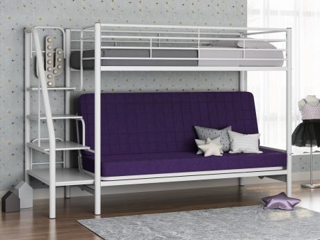Кровать двухъярусная с диваном «Мадлен 3»