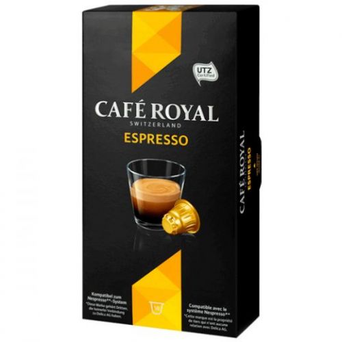 Кофе в капсулах Cafe Royal Espresso 10 шт ( совместимые с кофемашинами Nespresso)