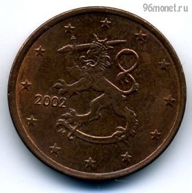 Финляндия 5 евроцентов 2002