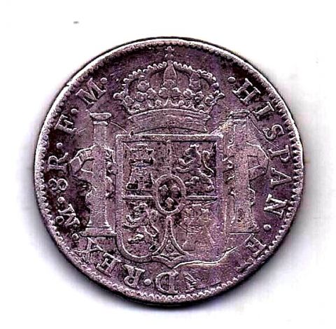 8 реалов 1795 Мексика Испания