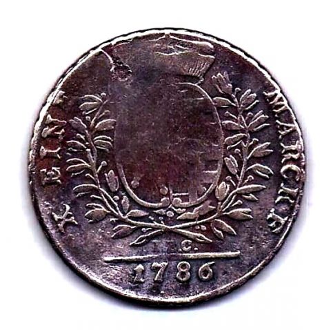 1 талер 1786 Саксония Германия