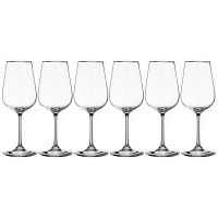 Набор бокалов для вина из 6 шт. "Dora / strix" 360 мл h=22 см