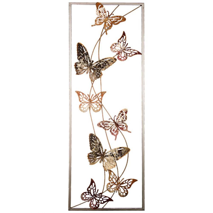 Панно настенное коллекция "Бабочки" 31.1x89.5x4.4 см