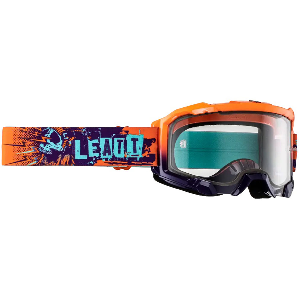 Leatt Velocity 4.5  Orange Clear 83% (2024) очки для мотокросса и эндуро