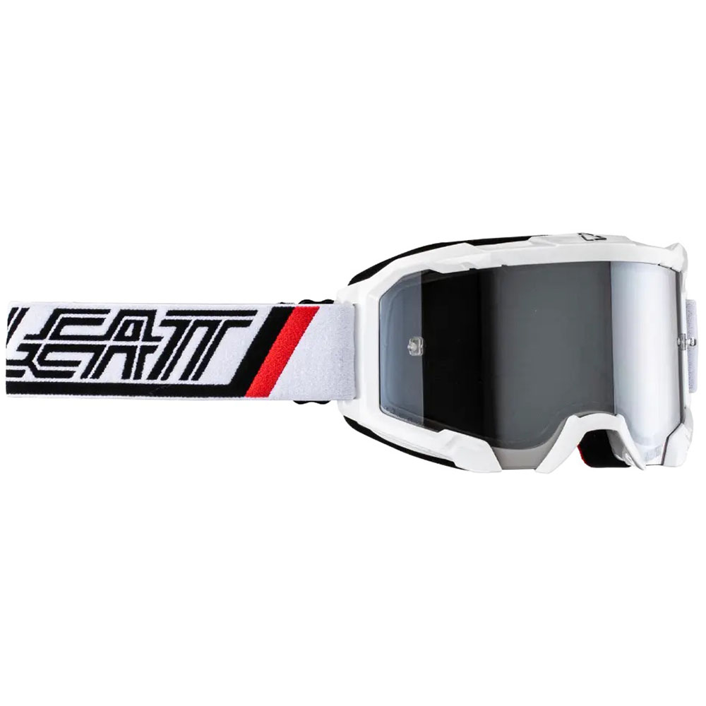 Leatt Velocity 4.5 Iriz White Silver 50% (2024) очки для мотокросса и эндуро