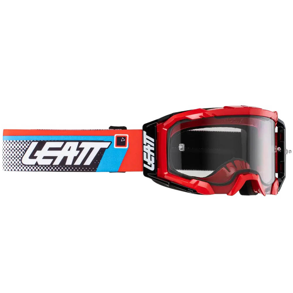 Leatt Velocity 5.5 Red Light Grey 58% (2024) очки для мотокросса и эндуро