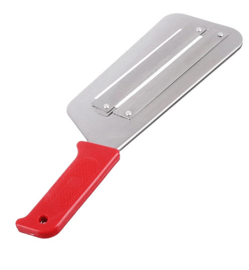 Нож - шинковка для капусты, с двумя лезвиями, красная ручка, пр-во: Китай (100 шт. / Кор)