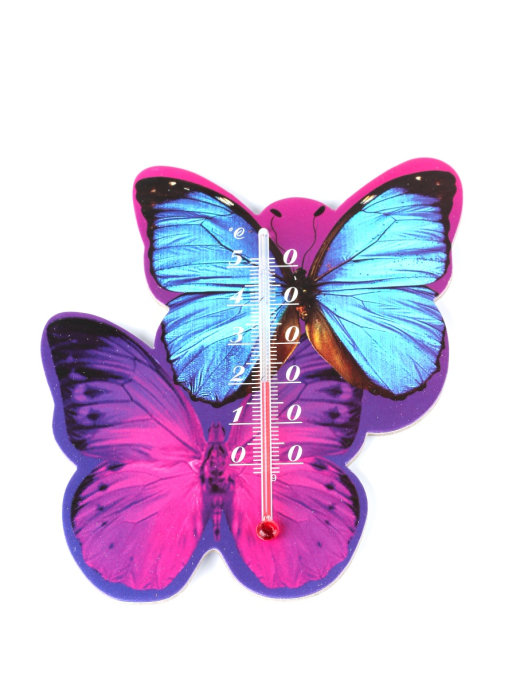017 Термометр комнатный сувенир - "Две бабочки"