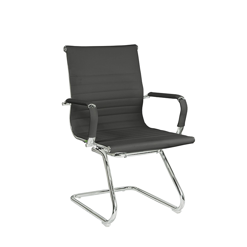 RC 6002-3E Конференц-кресло (Чёрная эко-кожа)
