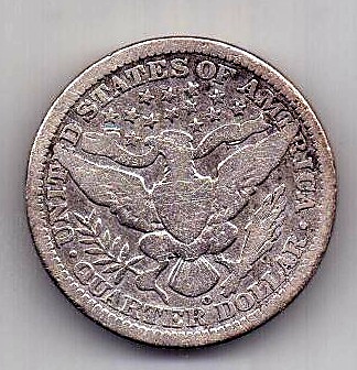 1/4 доллара 1908 США Редкость XF