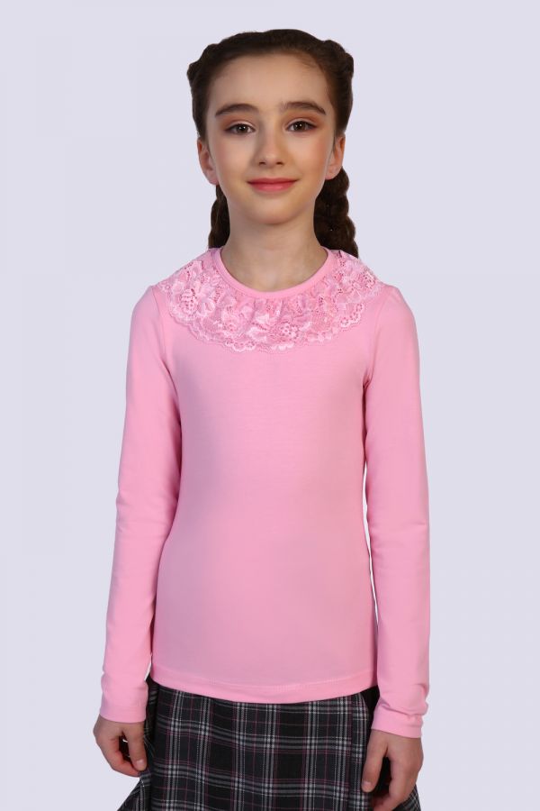 Блузка для девочки Вероника 13141 [светло-розовый]