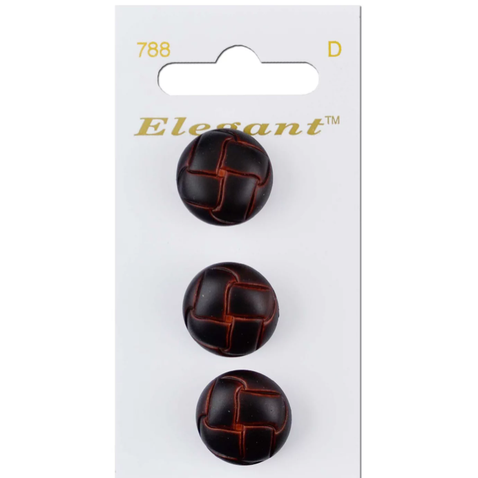 Пуговицы ELEGANT BLUMENTHAL LANSING 19 мм цвет коричневый Италия (565100788)