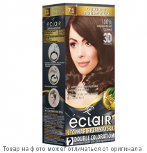 ECLAIR 3D Стойкая крем-краска д/волос № 7.1 Орехово-пепельный
