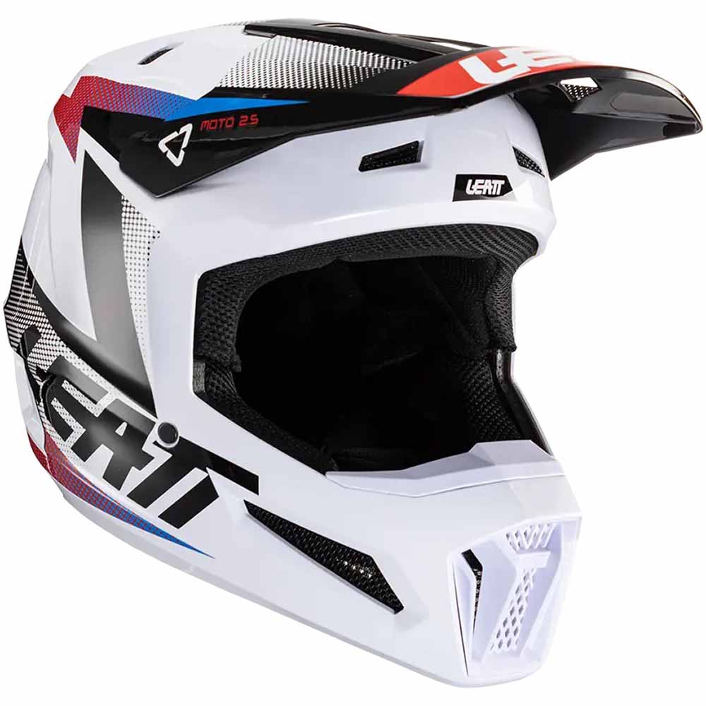 Leatt Moto 2.5 V24 Black/White (2024) шлем внедорожный