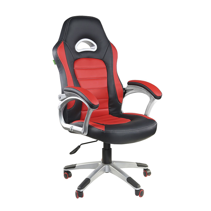 RC 9167H Геймерское кресло (Красная эко-кожа)