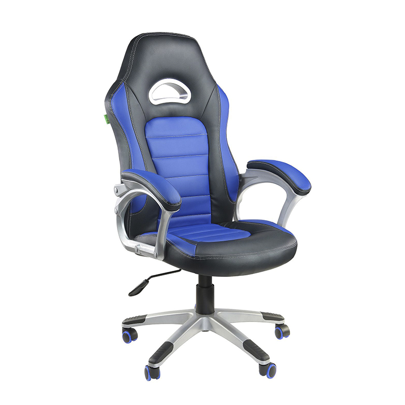 RC 9167H Геймерское кресло (Синяя эко-кожа)