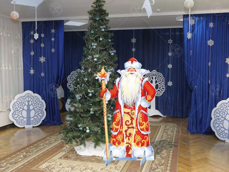 Театральная декорация "Дед Мороз Морозко"