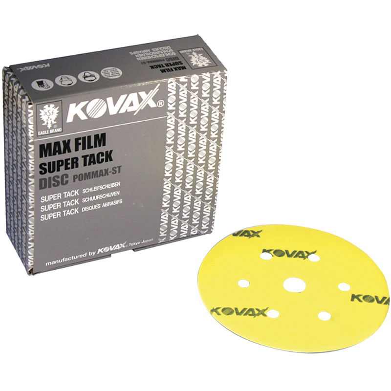 Kovax Абразивный круг Max Film, 152мм., P220, 7 отверстий, в упаковке 50шт.