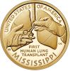 Трансплантация лёгкого Миссисипи 1 доллар США  2023 Инновации Монетный двор на выбор