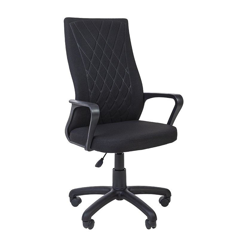 RC 1165-1SPL  Кресло для персонала (Чёрная ткань)