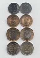 Индия Набор 4 монеты UNC