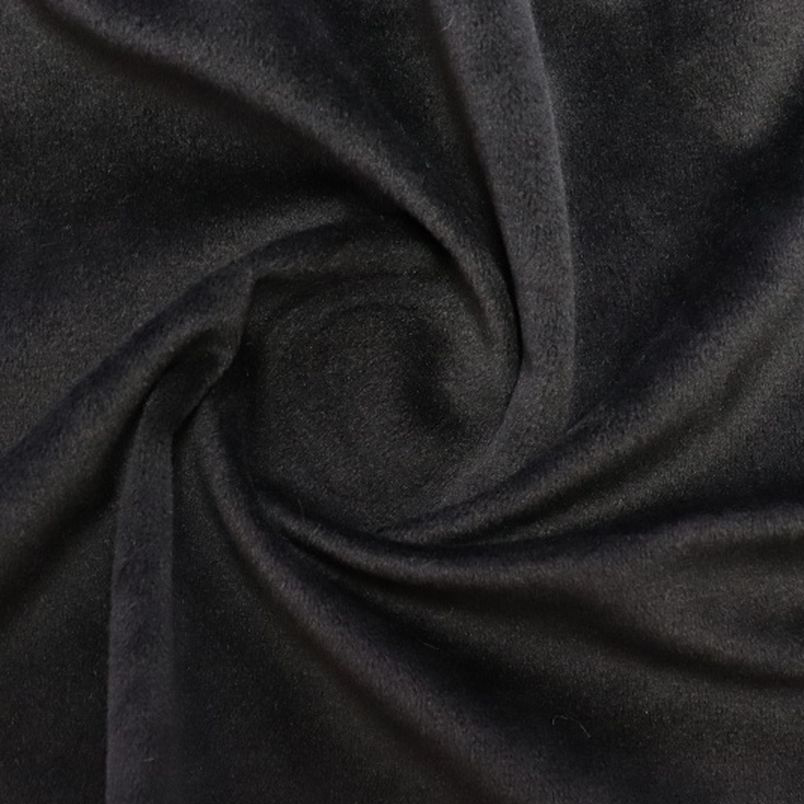 Мелковорсовый мех Вельбоа - Черный 50х37 см.