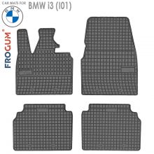 Коврики BMW i3 (I01) от 2013 - 2022 в салон резиновые Frogum (Польша) - 4 шт.