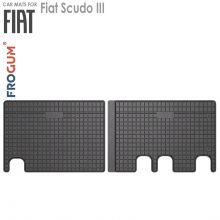 Коврики Fiat Scudo III от 2021 -  2-й ряд в салон резиновые Frogum (Польша) - 2 шт.