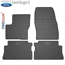 Коврики Ford Kuga II от 2013 - 2019 в салон резиновые Frogum (Польша) - 4 шт.