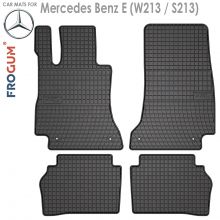 Коврики Mercedes Benz E (W213 / S213) от 2016 - 2023 в салон резиновые Frogum (Польша) - 4 шт.