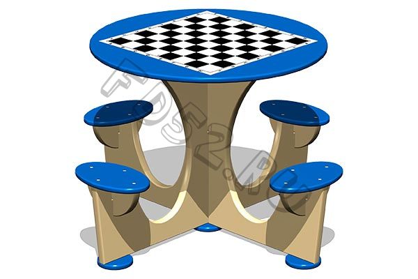 Стол шахматный М4 (детский) СП234