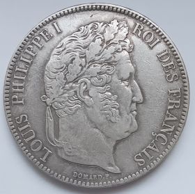 Луи-Филипп I 5 франков Франция 1837