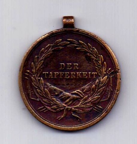 Медаль 1859 - 1915 За храбрость Австрия Венгрия XF